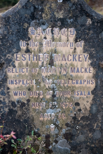 Gravestone in the cemetery of the Church of St John in the Wilderness, McLeodganj, Dharamshala, India. Photo by Angus McDonald